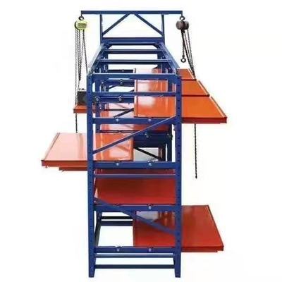Drawer Type Metal Storage Mold Rack with Adjustable Mobility Crane and Powder Coating