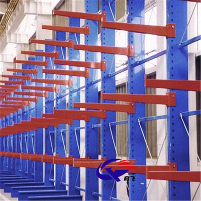 Double Single Side Cantilever Warehouse Racking Heavy Duty For Long Items