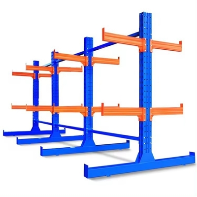 CR 004 Heavy Duty Single/Double Side Cantilever Racking System for Industrial Warehouse
