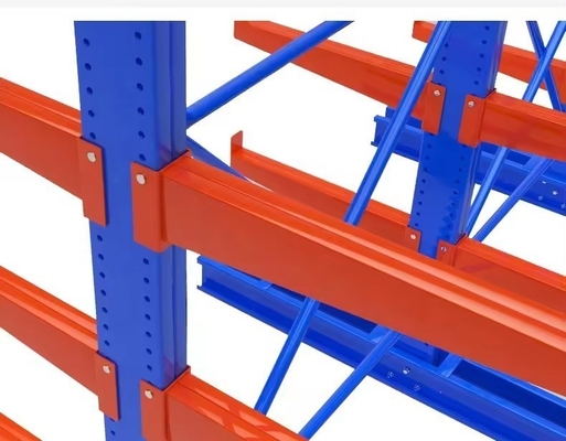 H Beam Heavy Duty Cantilever Shelving For Long Sticks Tube Bar Storage