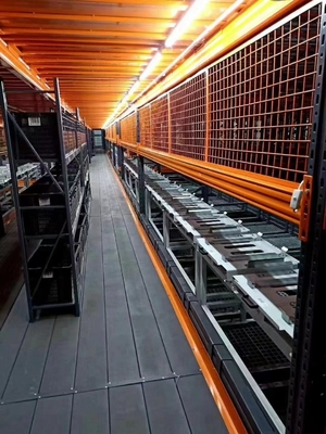 Steel Structure Mezzanine Floor Platform For Warehouse Storage Height 5-15m