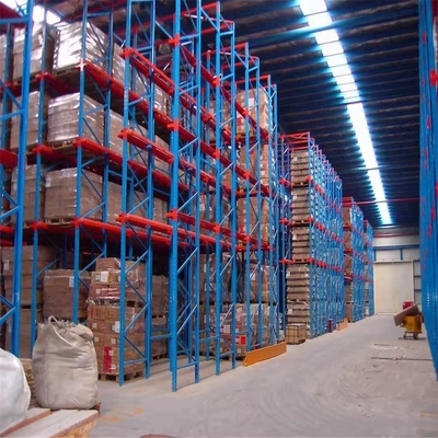 Powder Coating Industrial Drive In Pallet Racking 1100x1100mm 1200x800mm