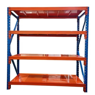Steel Warehouse Medium Duty Racking Multi Tier Shelving In Industrial Setting