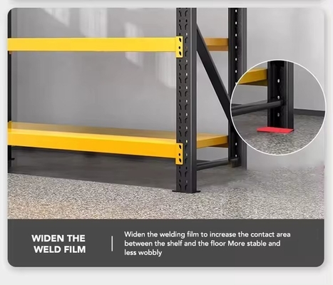 Serviceability Light Duty Industrial Steel Storage Shelves Units with Powder Coating
