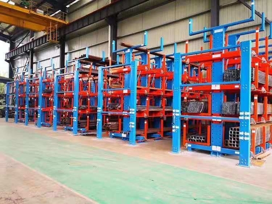 High Capacity Steel Heavy Duty Cantilever Rack For Adjustable Warehouse Storage
