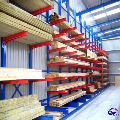 H Beam Heavy Duty Cantilever Shelving For Long Sticks Tube Bar Storage