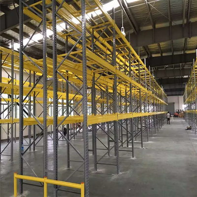 3 Inches Pitch Beam Powder Coated Sturdy Heavy Load Pallet Storage Tough Warehouse Racking Solution