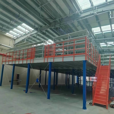 100.000kg Package Gross Weight Steel Mezzanine Rack For OEM/ODM Industrial Warehouse System