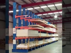Endüstriyel Kantilever Depo Rack, H Beam Kantilever Rack Tek çift taraflı