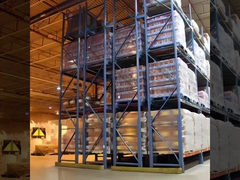 Süpermarket Depo özelleştirme için Ağır Görevli Çift Derin Palet Racking